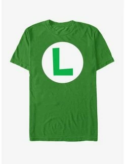 Nintendo Luigi Circle Icon T-Shirt