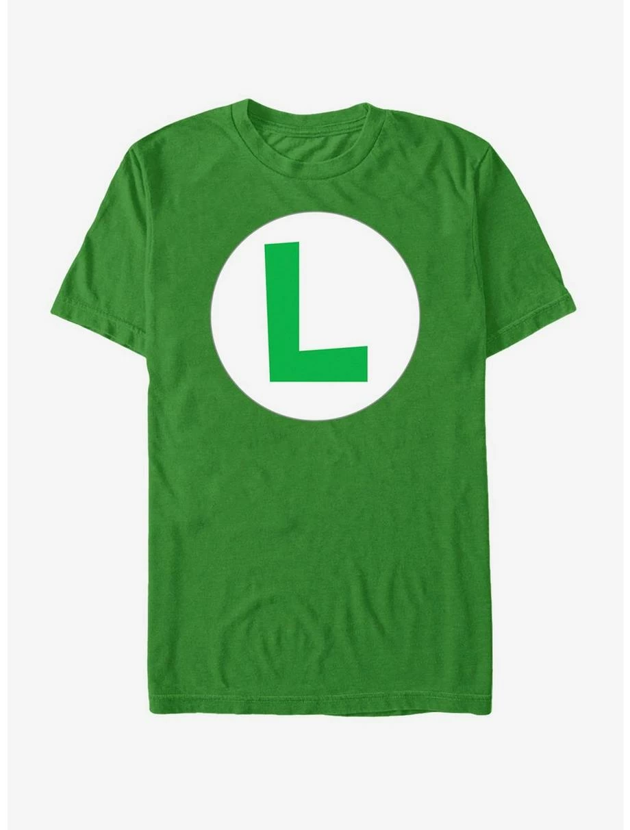 Nintendo Luigi Circle Icon T-Shirt 1 Nintendo Luigi Circle Icon T-Shirt