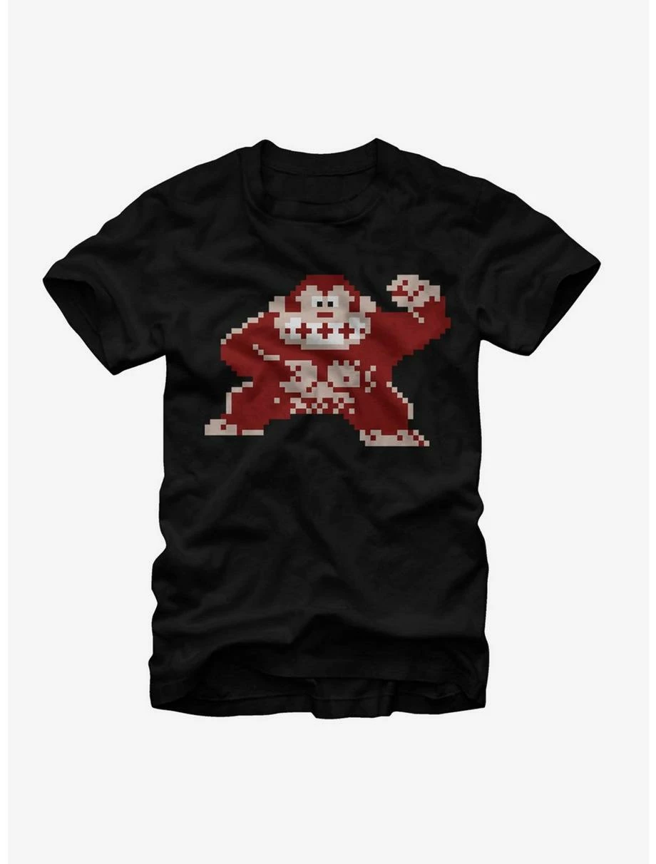 Nintendo Donkey Kong Pixelated Pose T-Shirt 1 Nintendo Donkey Kong Pixelated Pose T-Shirt