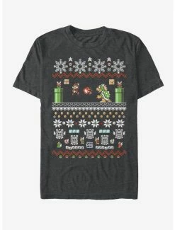 Nintendo Super Mario Christmas Stack T-Shirt