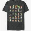 Nintendo Super Mario Pixel Cast T-Shirt