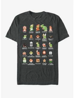 Nintendo Super Mario Pixel Cast T-Shirt