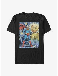 DC Comics Superman Starry Metropolis T-Shirt