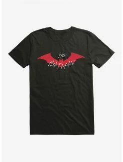 DC Comics The Batman Solid Red Bat T-shirt