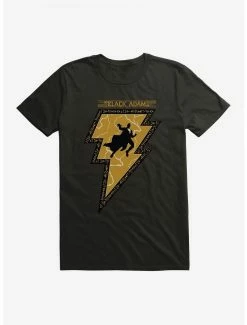 DC Comics Black Adam Silhouette Bolt Logo T-Shirt