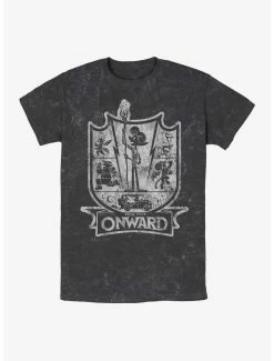 Disney Pixar Onward Crest Mineral Wash T-Shirt