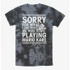 Nintendo Mario Kart Playing Tie-Dye T-Shirt