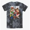Nintendo Super Mario Bros. Group Tie-Dye T-Shirt