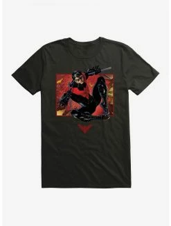 DC Comics Batman Nightwing Red Suit Fight T-Shirt